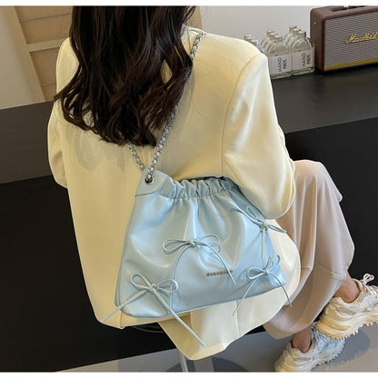 Luxury Chain Strap Korean version Bow Handbag For Female