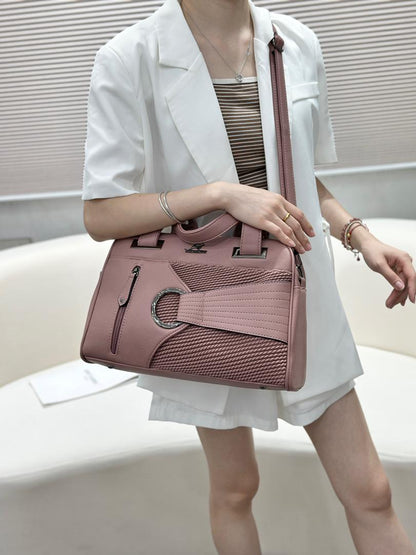 Luxury Fashion Classy Litchi Grain Leather Handbag For Female