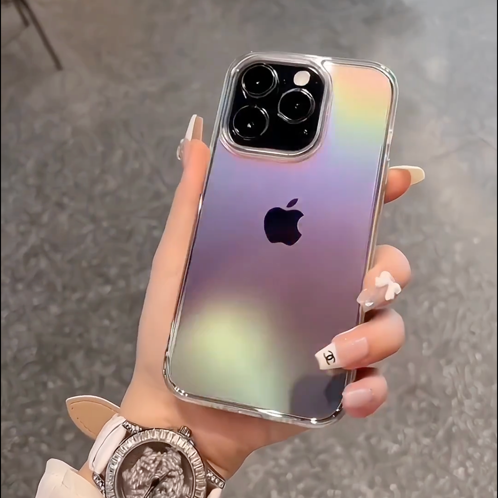 Laser Gradient Matte Case For iPhone