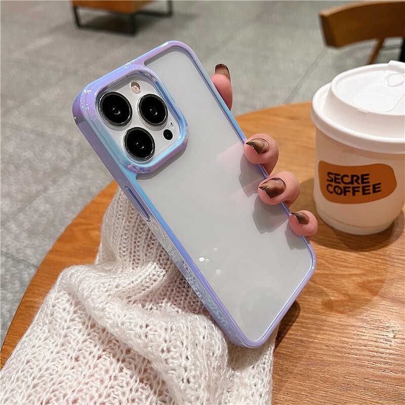 Gradient Shining Back Case For iPhone 13 Series